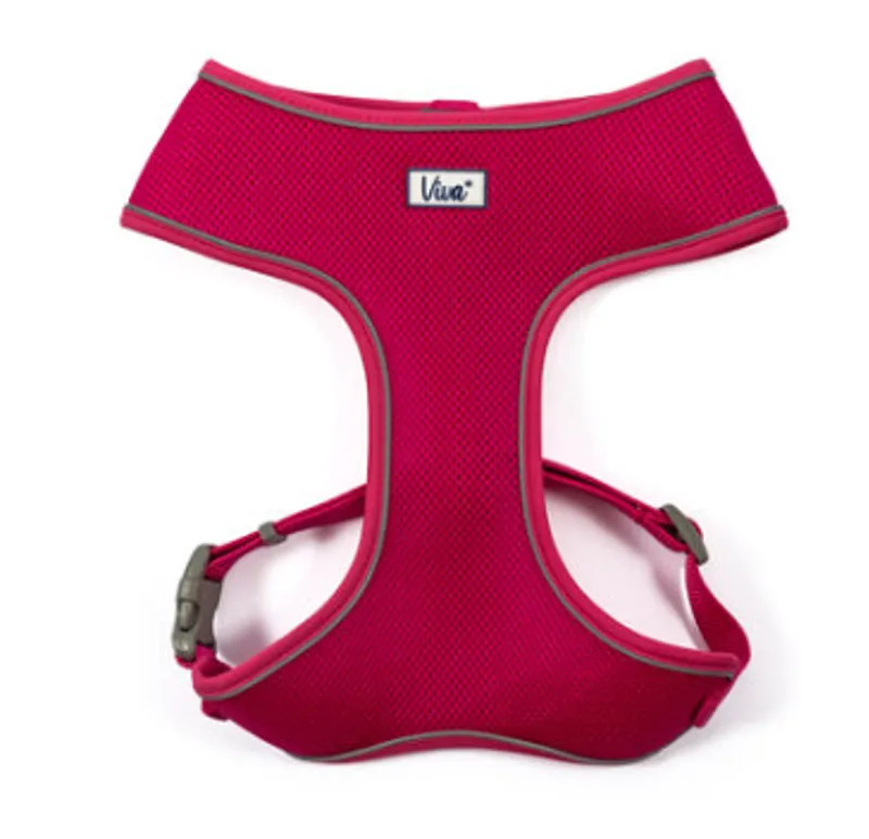 Viva Mesh Dog Harness Pink L